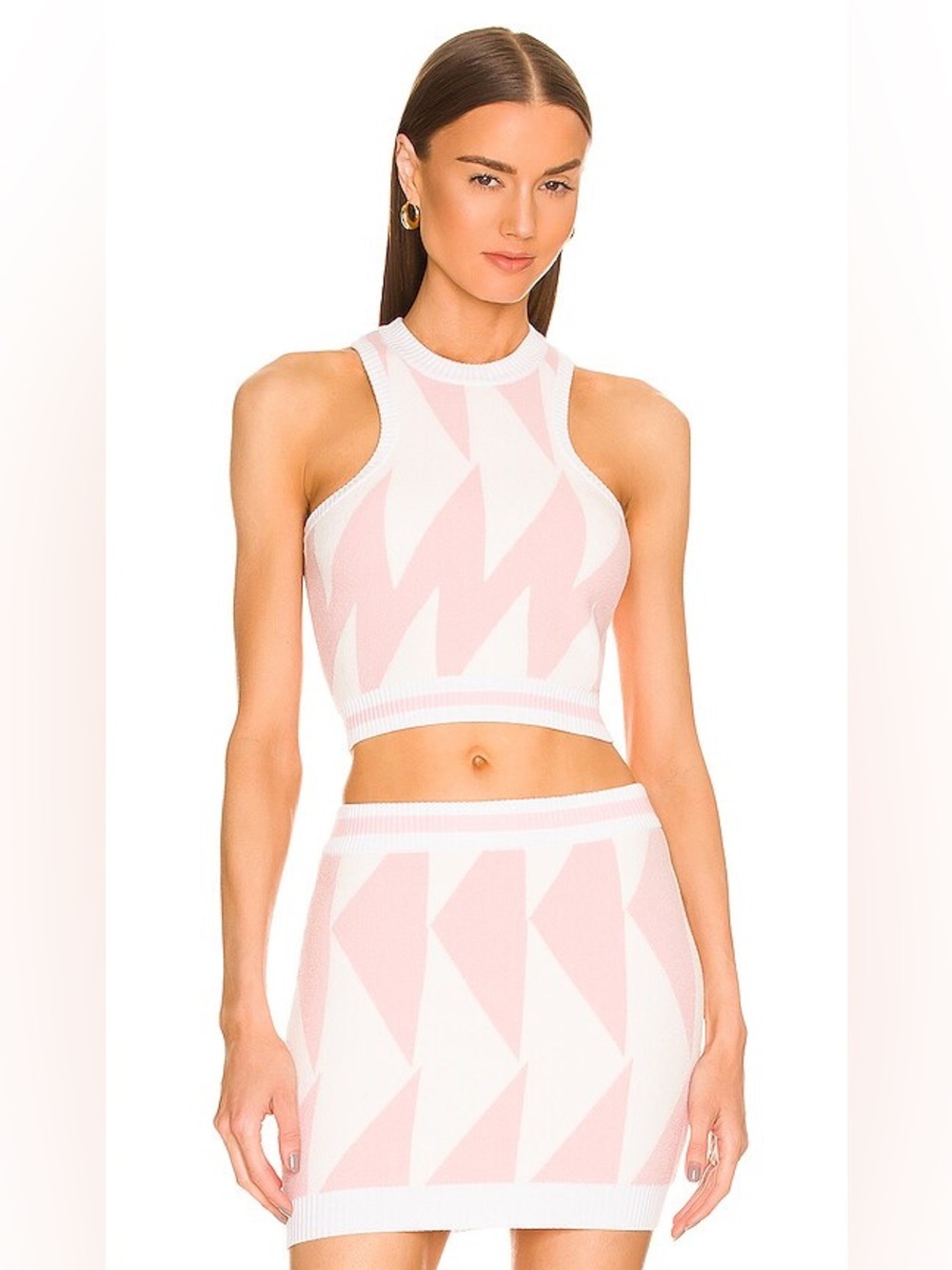 NWOT Retrofete Zeri & Gretchen Knit Crop Top and Skirt Set